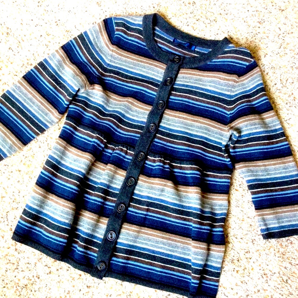 Boden Sweater Jacket Button Up Cardigan 100% Wool Size Girl’s 14